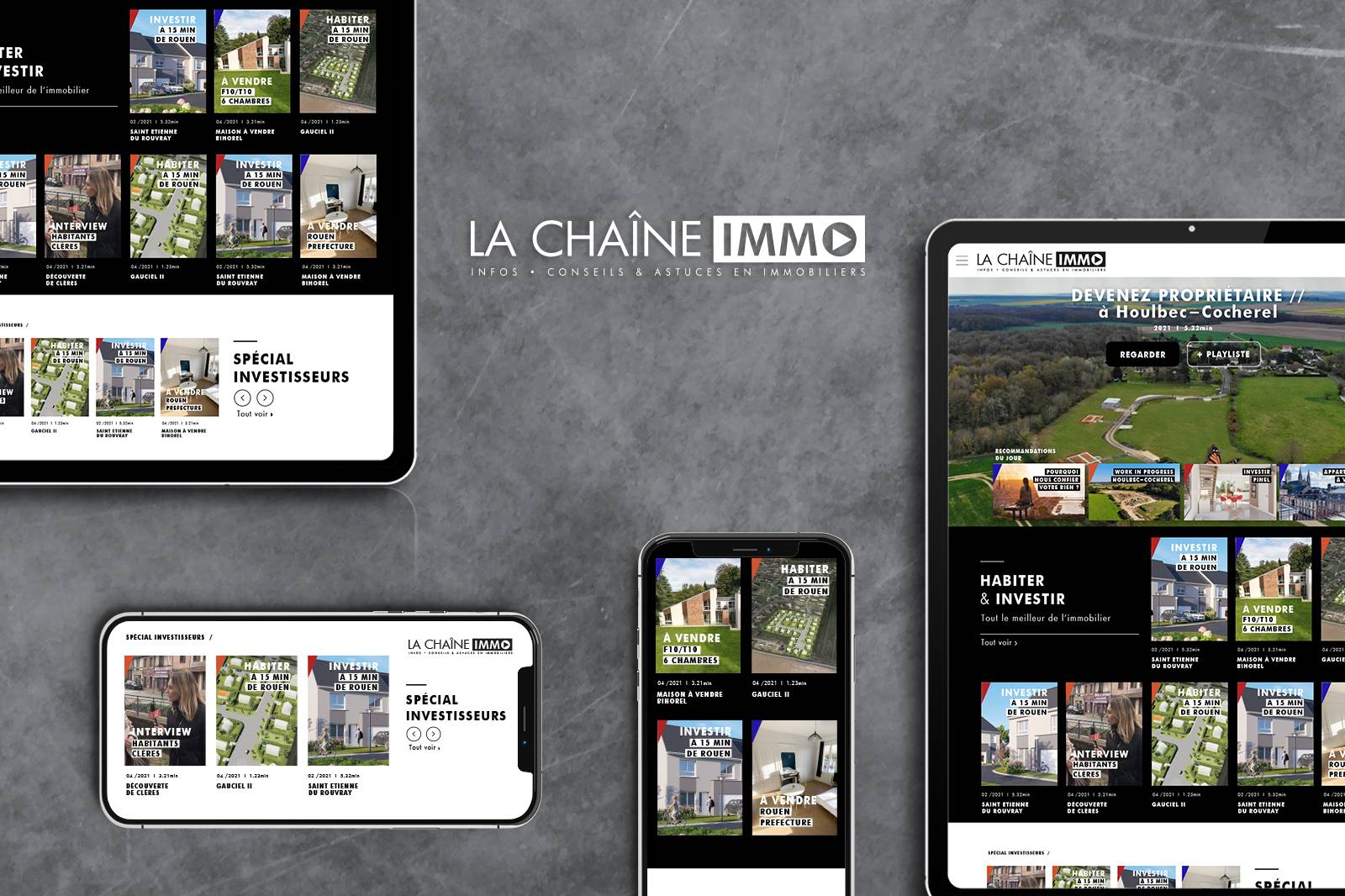 La chaîne de l'immo